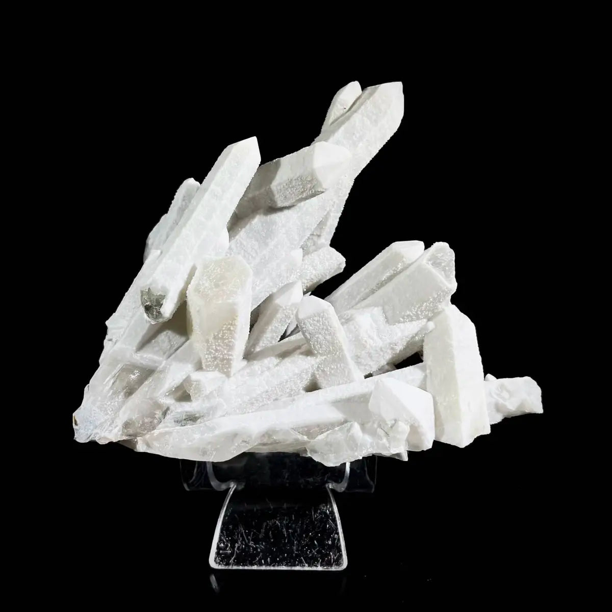 Natural Inner Mongolia Candle Quartz Crystal Cluster on Matrix | Rare Quartz Mineral Specimen | Mineral Collection | 570 g | 14*12*6 cm