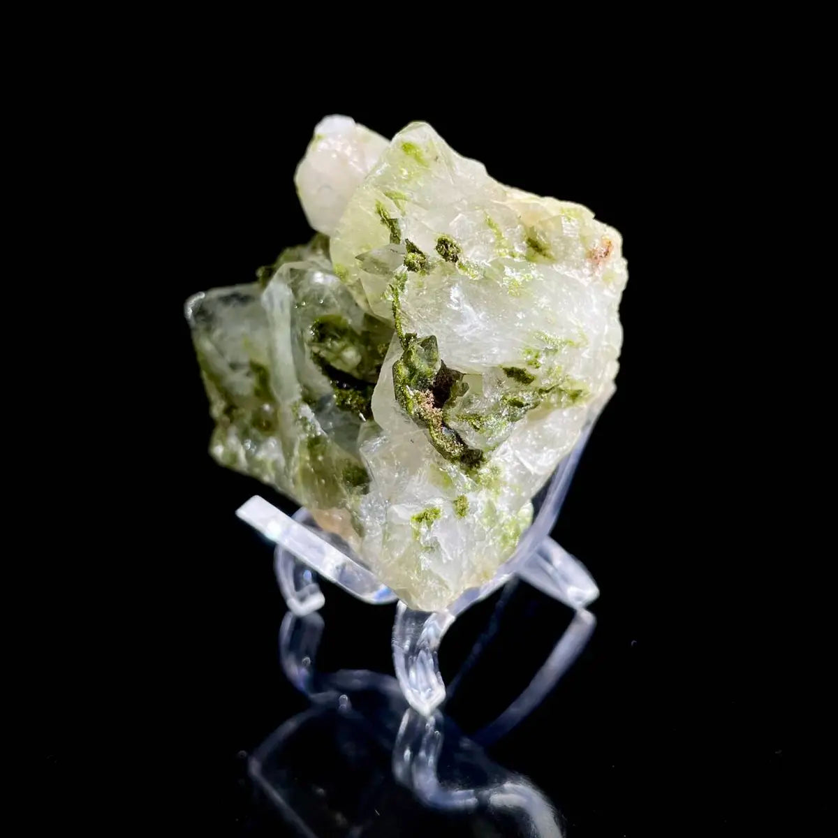 Natural Turkish Epidote with Quartz Specimen | Turkey | 80 g | 4*4*1.5 cm