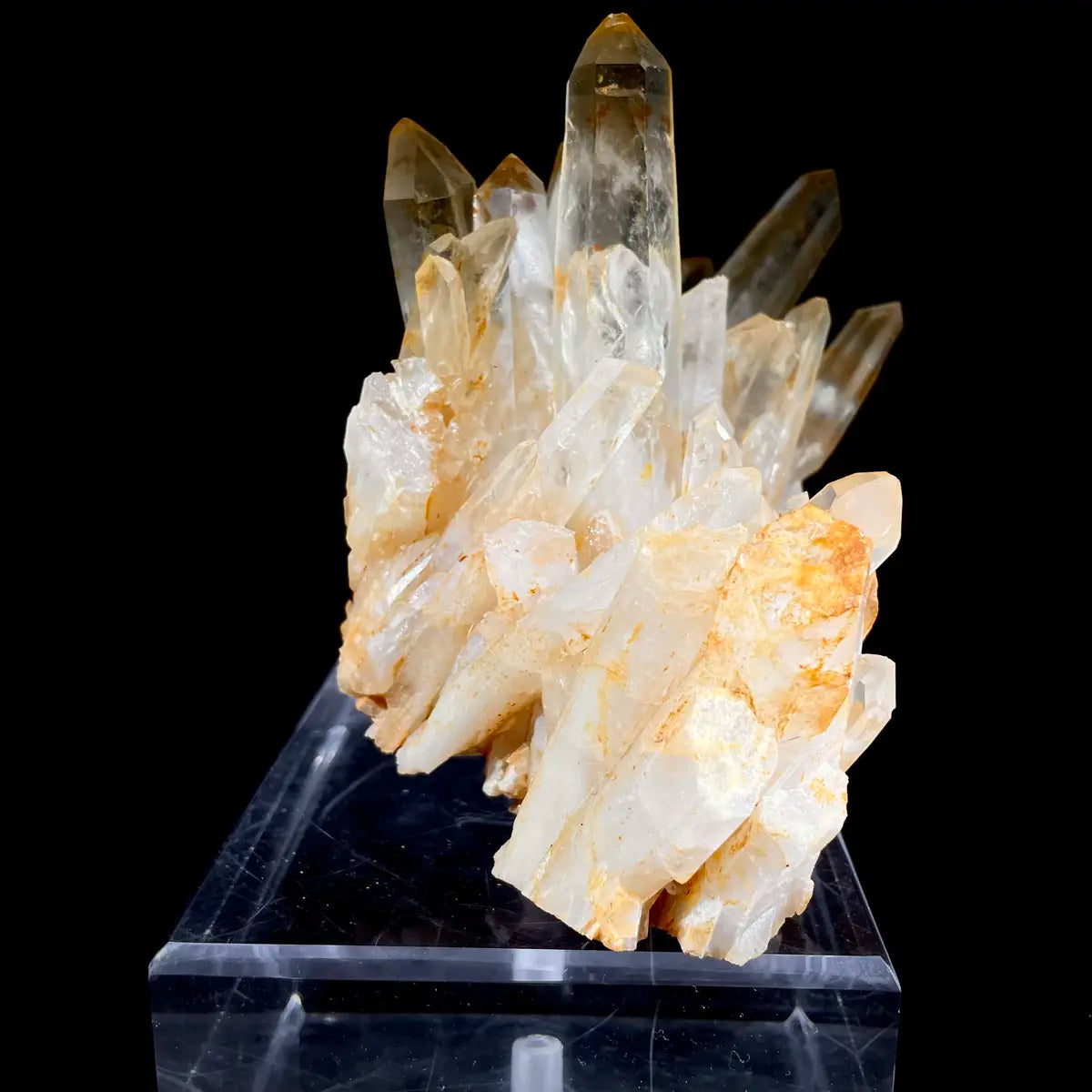Natural Golden Healer Crystal Cluster | 890 g | 14.5*12*8.5 cm | Carbonate Minerals | Mexico
