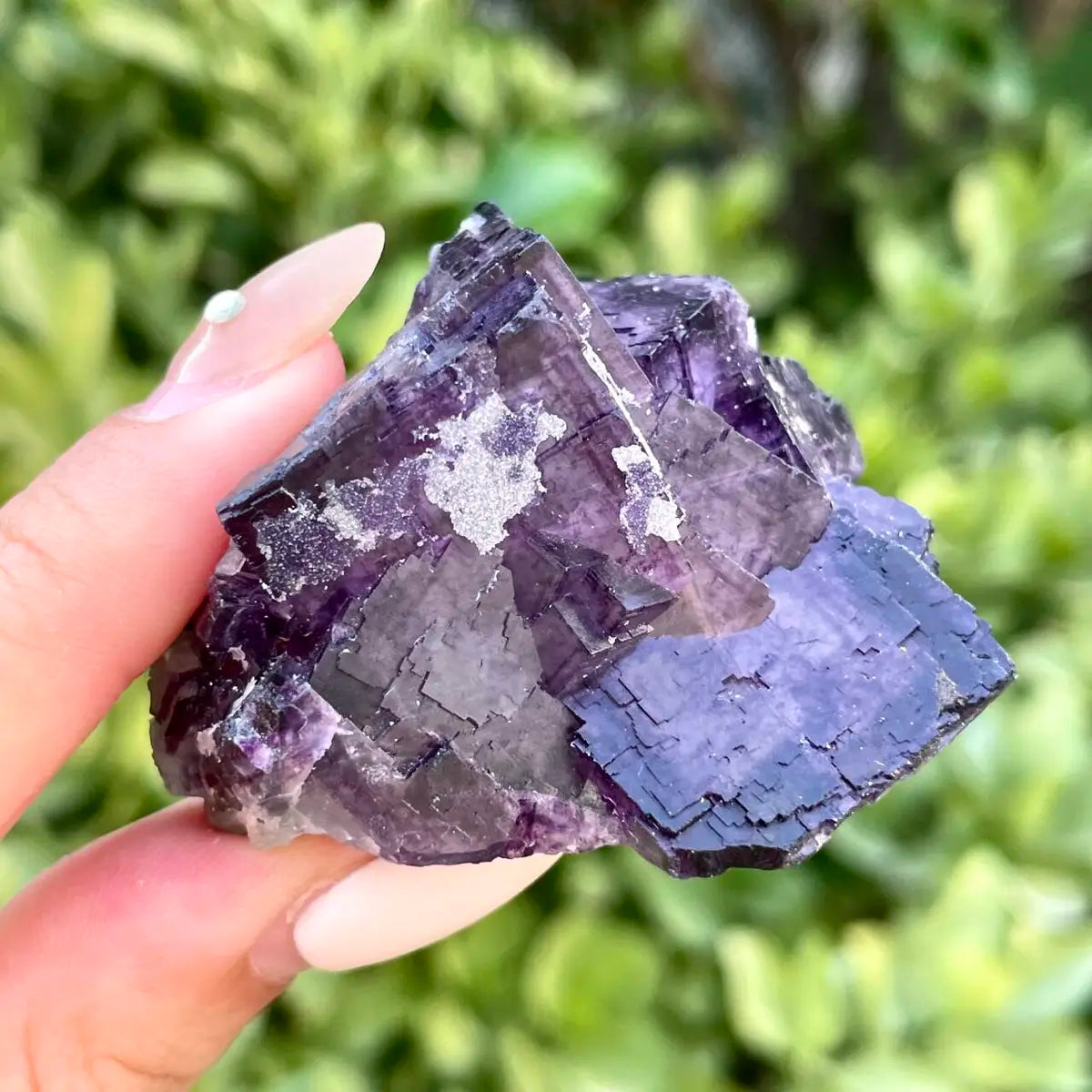 Xinjiang Matrix Fluorite Specimen | Xinjiang, China | 70g | 5.5*4.5*3 cm | Fluorite on Matrix | Collector Mineral Sample