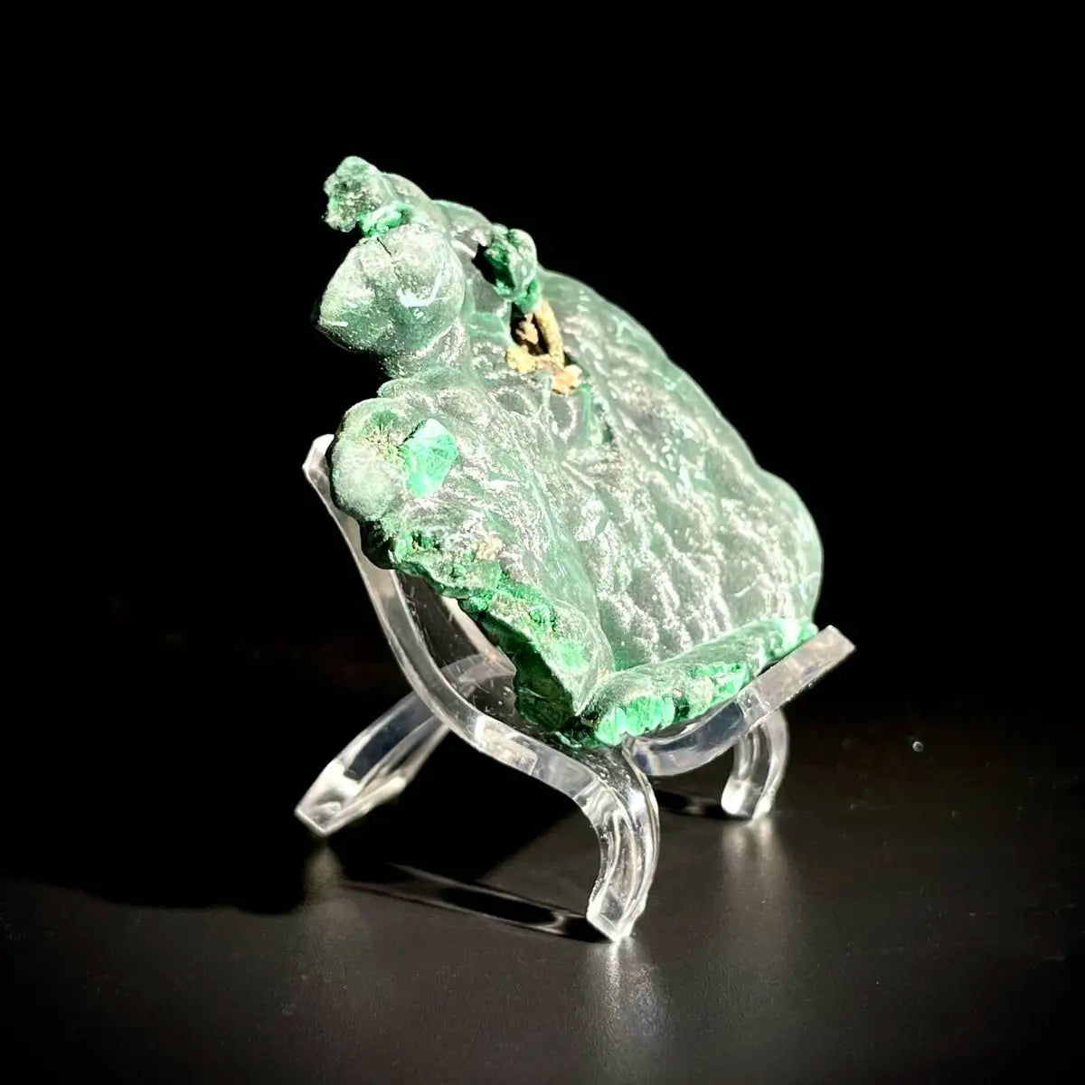 Natural Congo Velvet Malachite Specimen | Katanga , DR Congo |  30 g | 5.5*4.5*1.5 cm