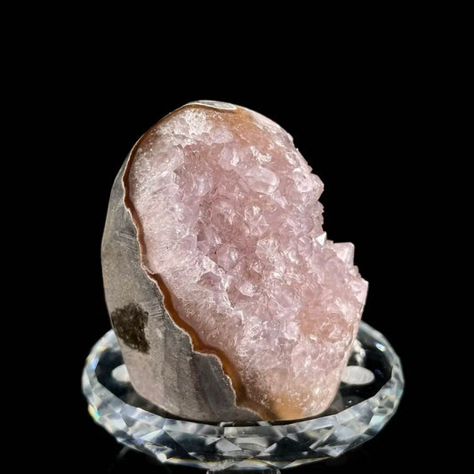 Museum Grade Natural Brazilian Rainbow Quartz Crystal Cluster with Polished Base | 180g |6*5*4cm | Collector Mineral Specimen | Brazil