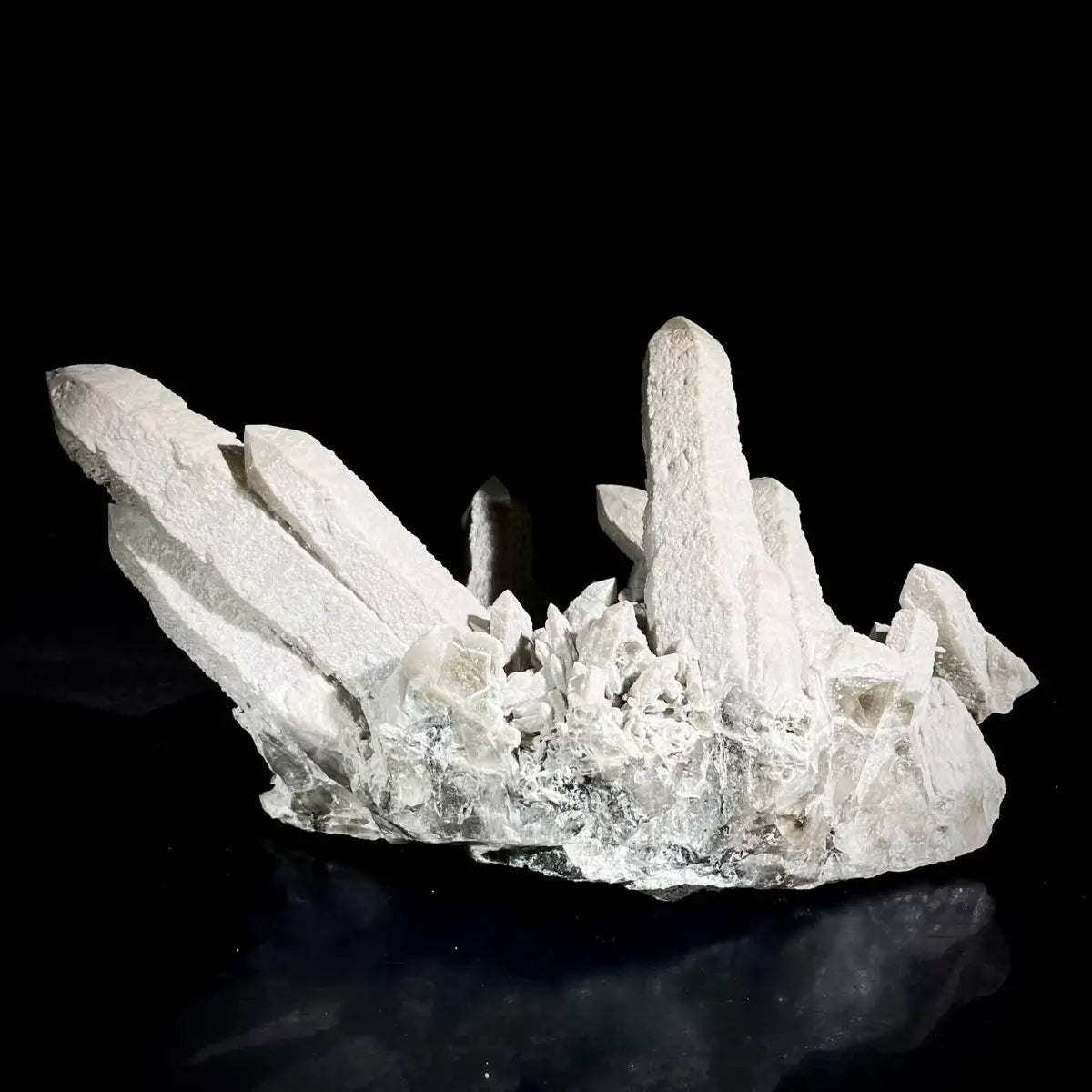 Natural Inner Mongolia Candle Quartz Crystal Cluster on Matrix | Rare Quartz Mineral Specimen | Mineral Collection | 3540 g | 15*21*13 cm
