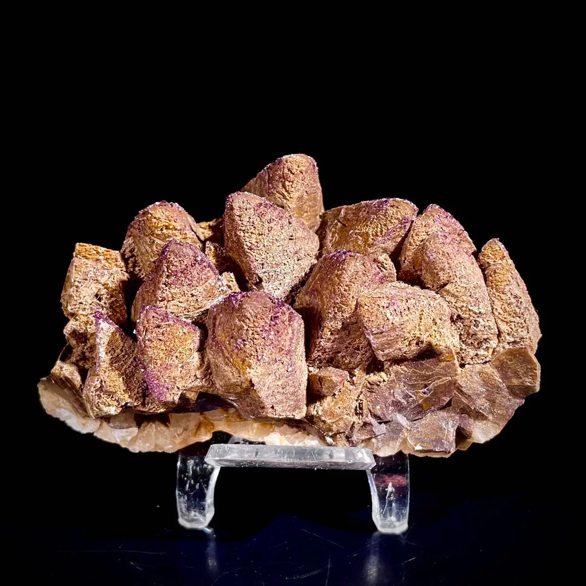 Natural Dogtooth Calcite Crystal Cluster on Matrix | Rare Carbonate Mineral Specimen | Mineral Collection | 170 g | 9.5*5*3.5 cm