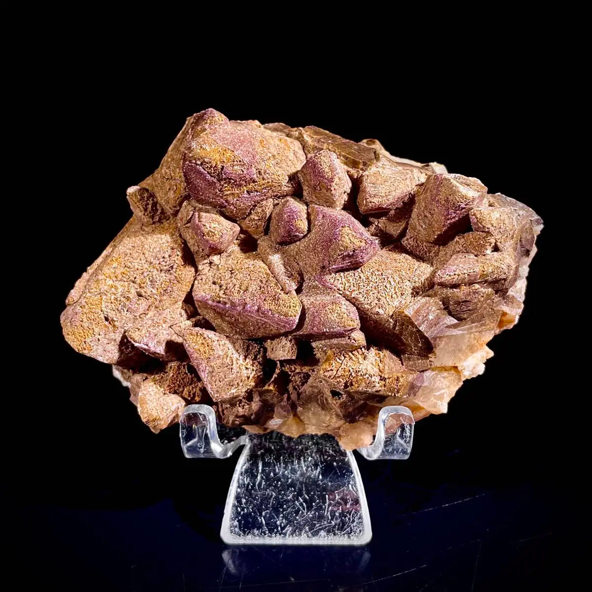 Natural Dogtooth Calcite Crystal Cluster on Matrix | Rare Carbonate Mineral Specimen | Mineral Collection | 200 g | 9.5*7*3.5 cm