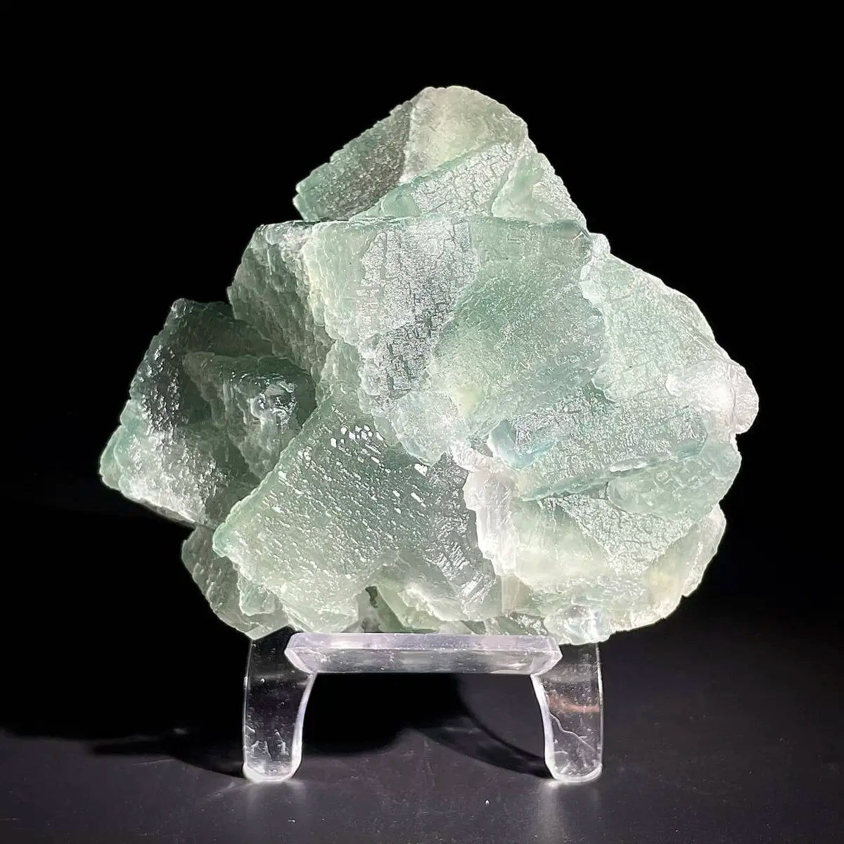 Natural Green Fluorite Crystal Specimen | Hunan, China | 690g | 10*9.5*6.5cm