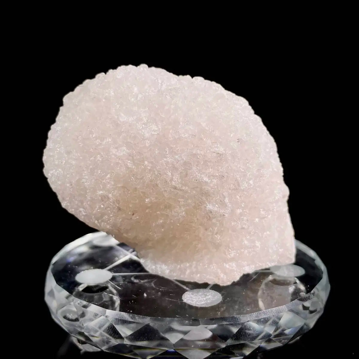 Natural Indian Apophyllite Crystal Cluster | India  | 320g | 7 × 7× 5.5cm | Quartz & Carbonate Mineral Specimen | Uruguay