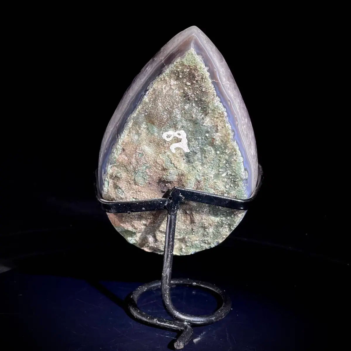 Natural Crystal-Shaped Amethyst Cluster on Stand | Museum Grade Display Mineral Specimen | Decorative Home & Office Decor | 2720 g | 21*13*10 cm