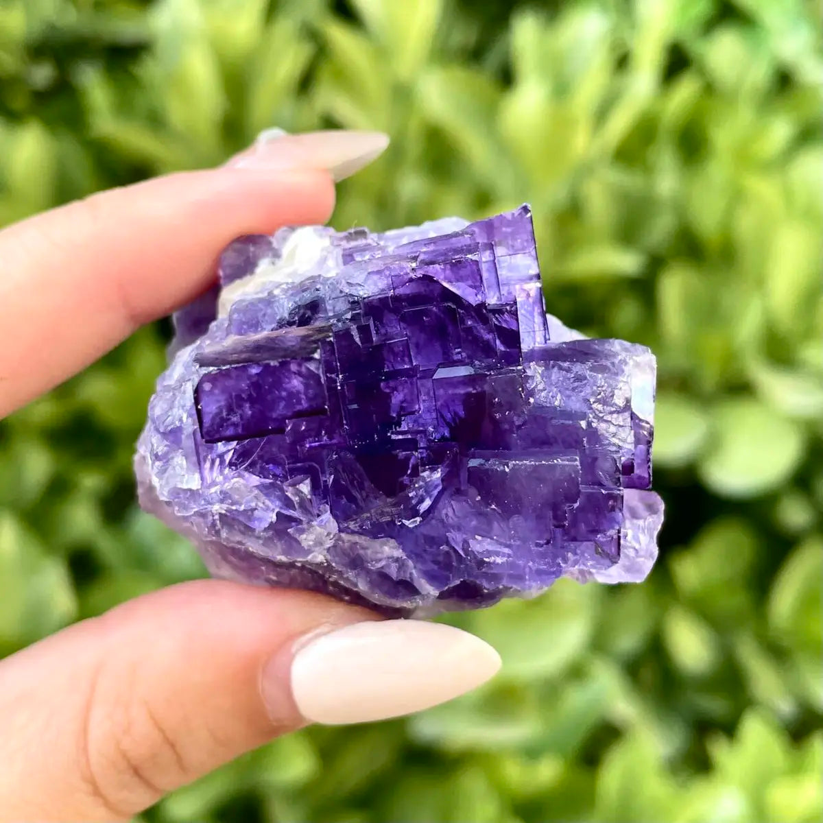 Xinjiang Matrix Fluorite Specimen | Xinjiang, China |130g | 3*5*6 cm | Fluorite on Matrix | Collector Mineral Sample
