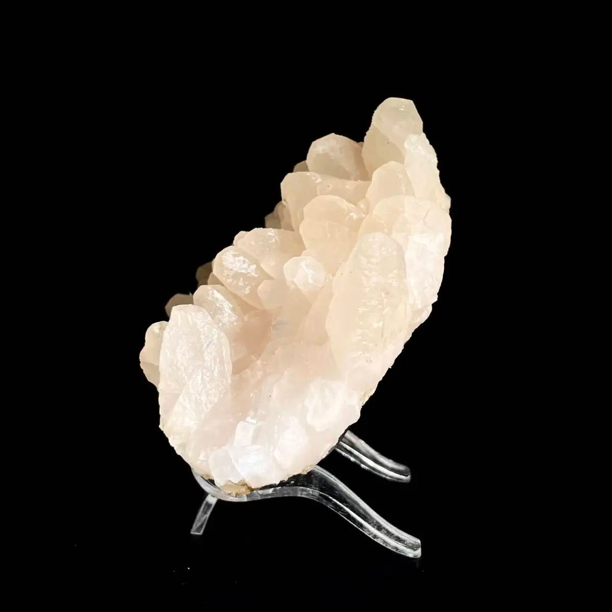 Natural Pink Calcite  Cluster on Matrix | Rare Carbonate Mineral Specimen | Mineral Collection | 380 g | 9.5*9.5*4 cm