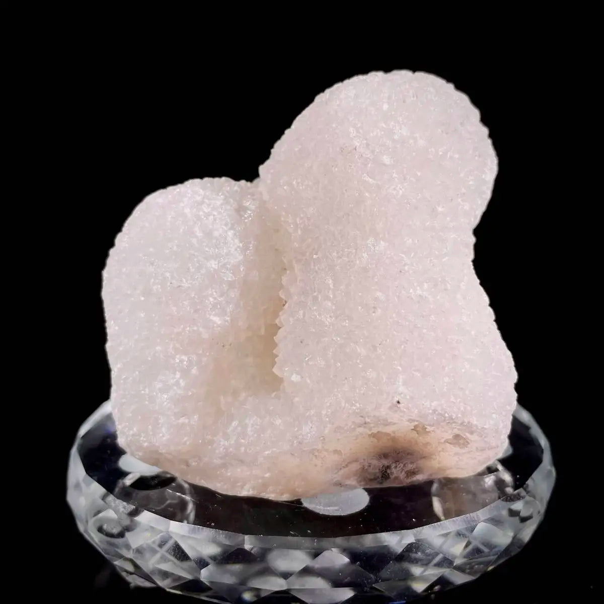 Natural Indian Apophyllite Crystal Cluster | India |320g | 7.5× 7 × 5.5cm | Quartz & Carbonate Mineral Specimen | Uruguay