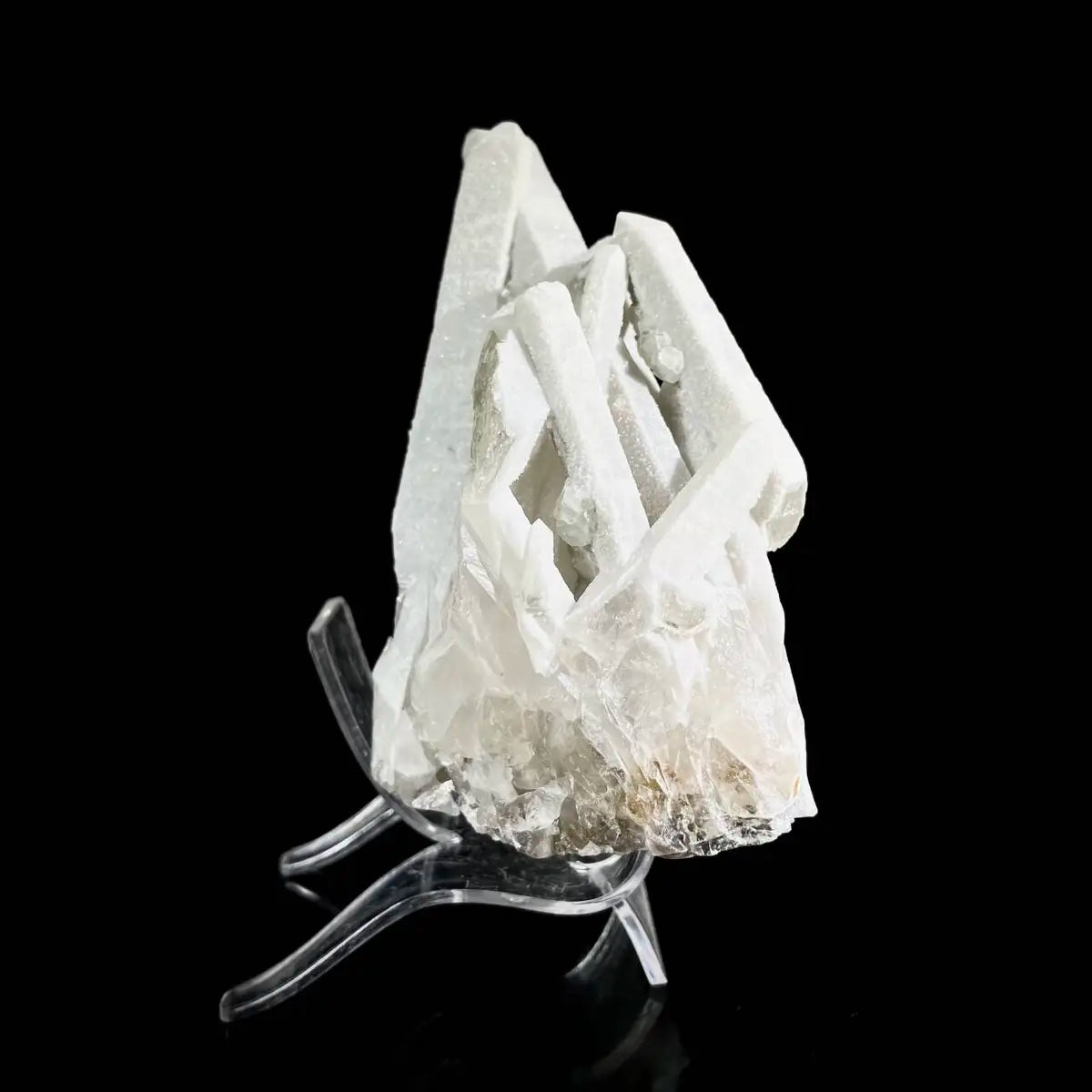 Natural Inner Mongolia Candle Quartz Crystal Cluster on Matrix | Rare Quartz Mineral Specimen | Mineral Collection | 570 g | 14*12*6 cm