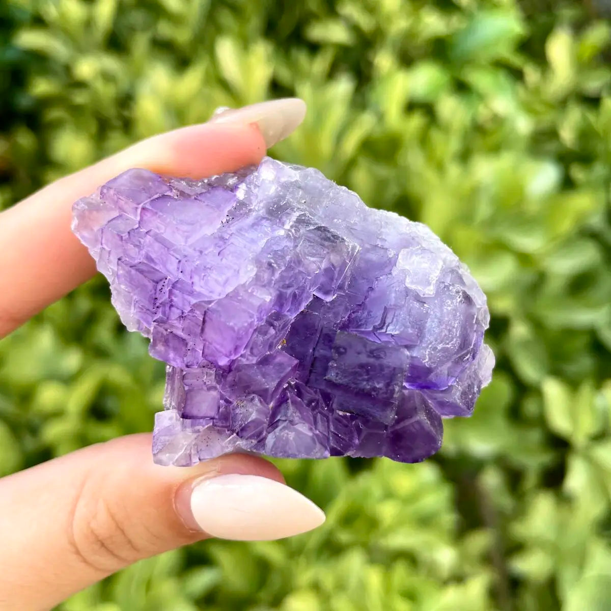 Xinjiang Matrix Fluorite Specimen | Xinjiang, China | 80g | 6*4.5*3.5 cm | Fluorite on Matrix | Collector Mineral Sample