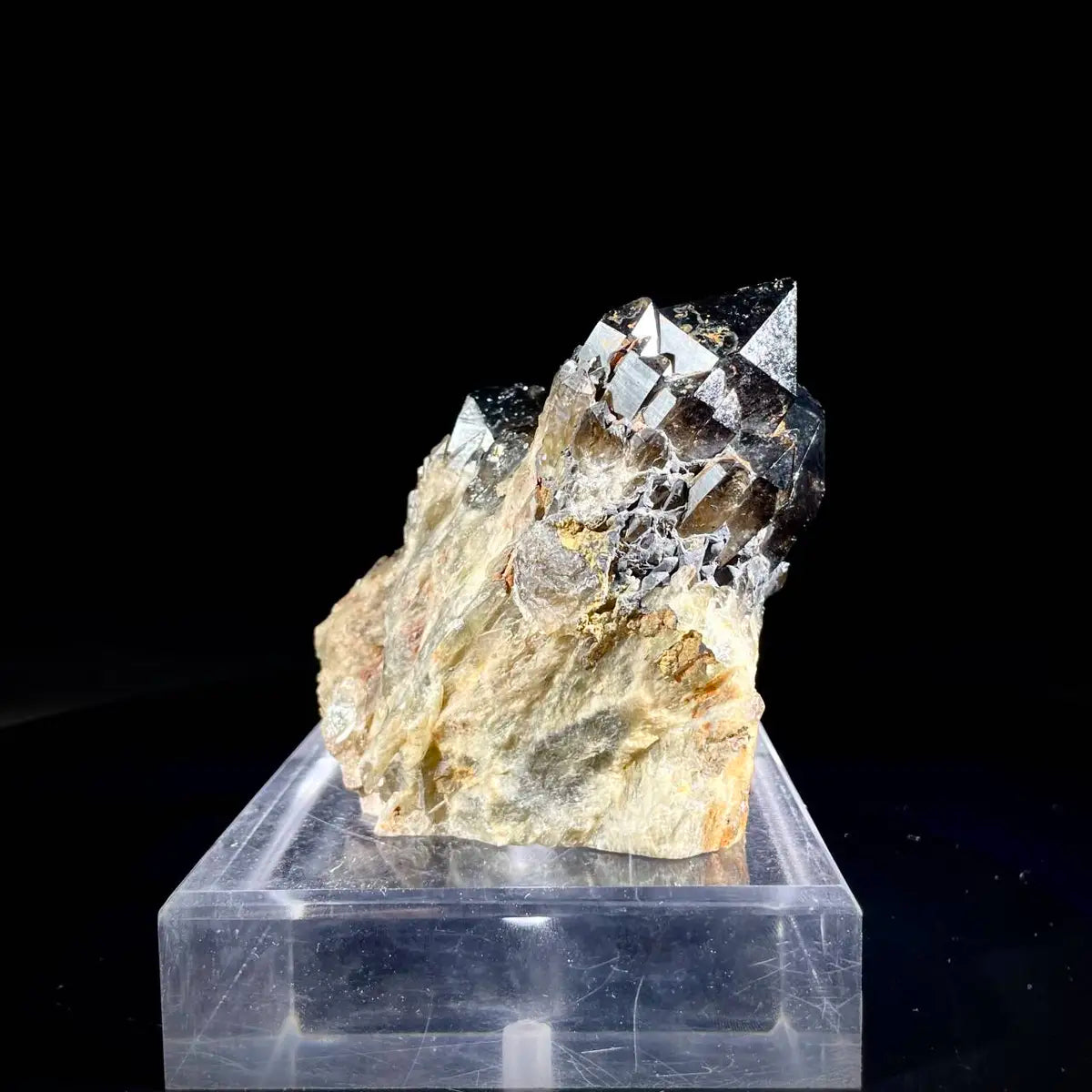 Natural Black Quartz Crystal Specimen | 770 g | 10.5*8*9 cm | Quartz Minerals | Brazil/Madagascar
