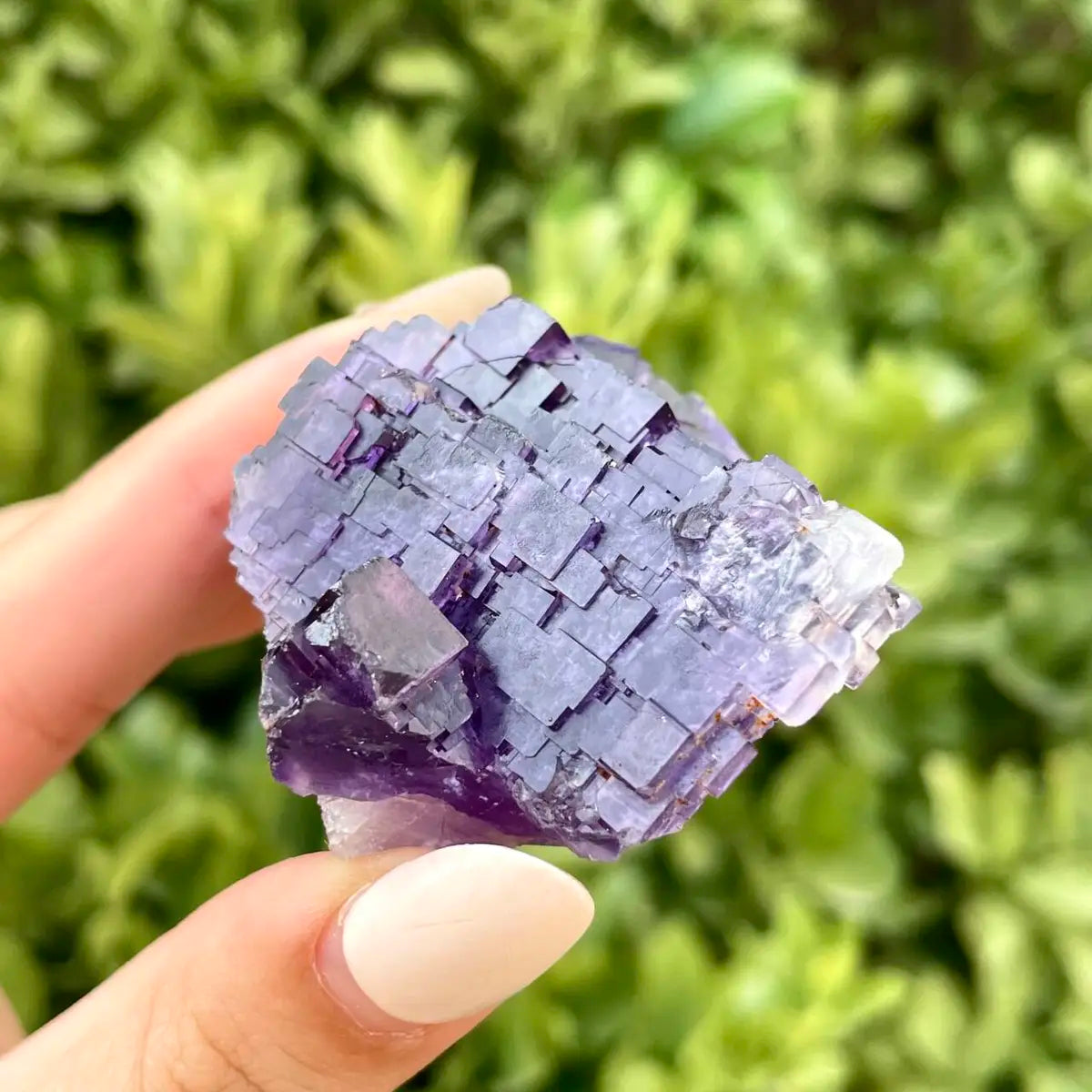 Xinjiang Matrix Fluorite Specimen | Xinjiang, China | 90g |  5*4.5*4cm | Fluorite on Matrix | Collector Mineral Sample