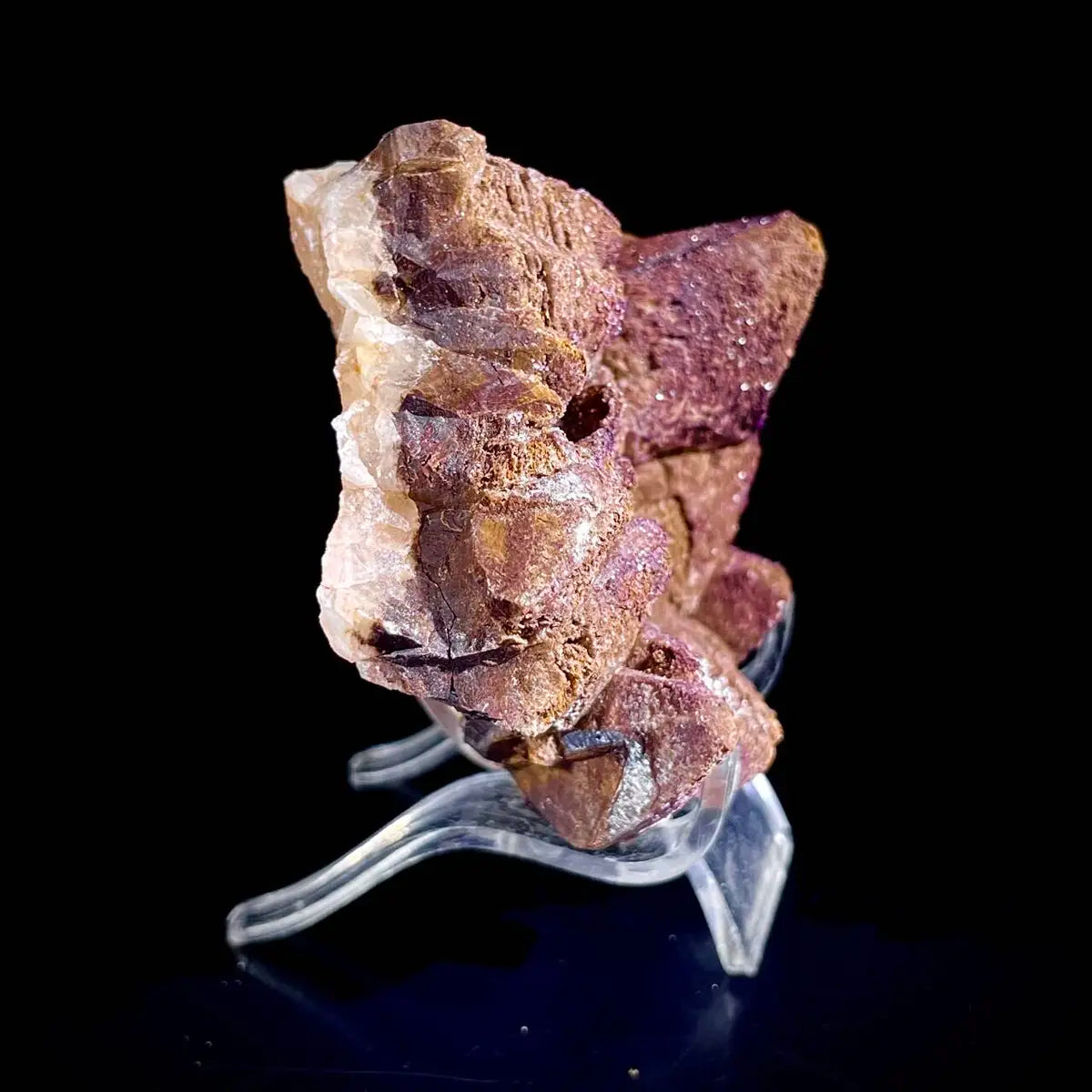 Natural Dogtooth Calcite Crystal Cluster on Matrix | Rare Carbonate Mineral Specimen | Mineral Collection | 260 g | 10*7*4.5 cm