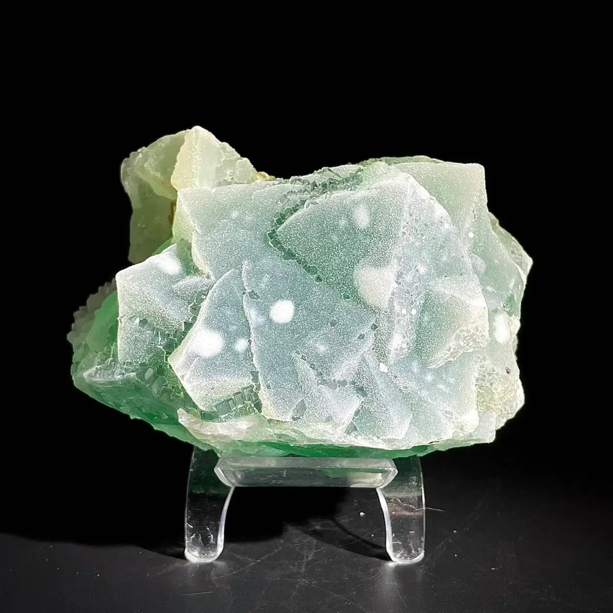 Natural Green Fluorite Crystal Specimen | Hunan, China | 280g | 9*6*3cm