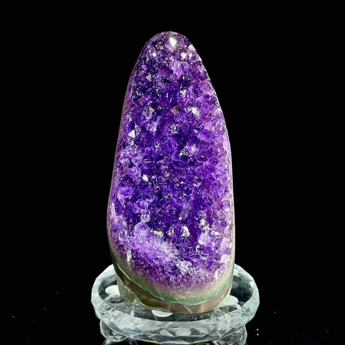Natural Uruguay Amethyst Crystal Cluster on Matrix | Rare Quartz Mineral Specimen | Mineral Collection | 700 g | 12*6*7 cm