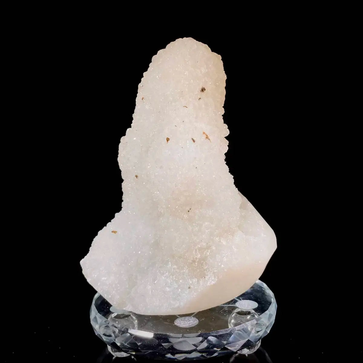 Natural Indian Apophyllite Crystal Cluster | India |840g | 13 × 9.5× 7cm | Quartz & Carbonate Mineral Specimen | Uruguay