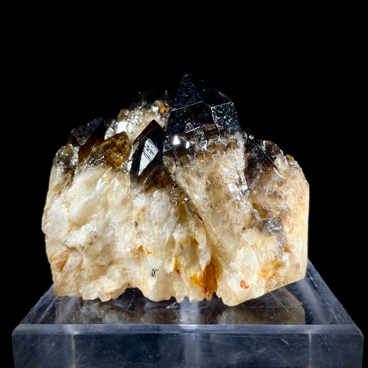 Natural Morion/Smoky Quartz Crystal Specimen | 840 g | 10.5*6*8 cm | Quartz Minerals | Madagascar